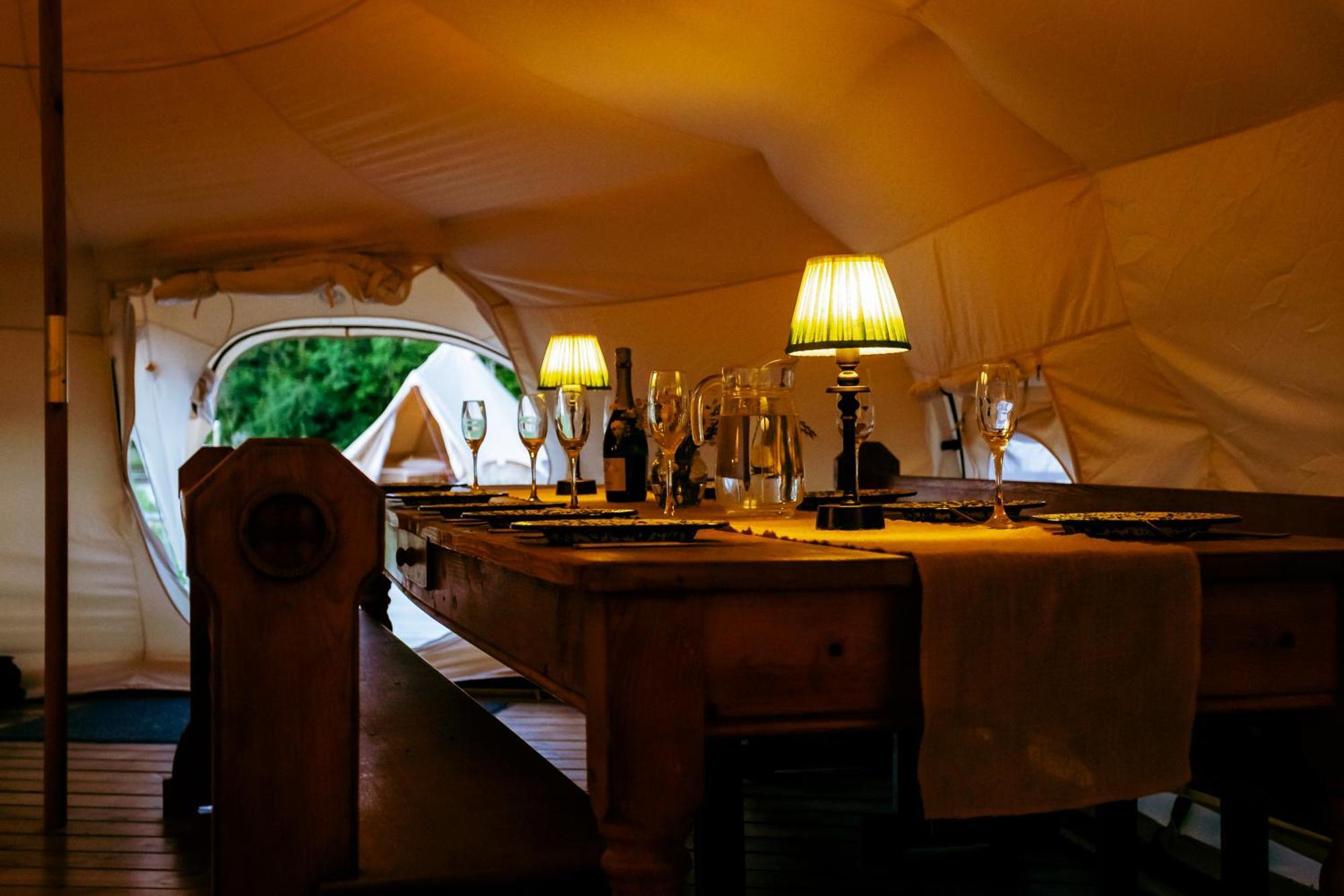 Luxury Glamping Retreat In Battle Villa Exterior foto