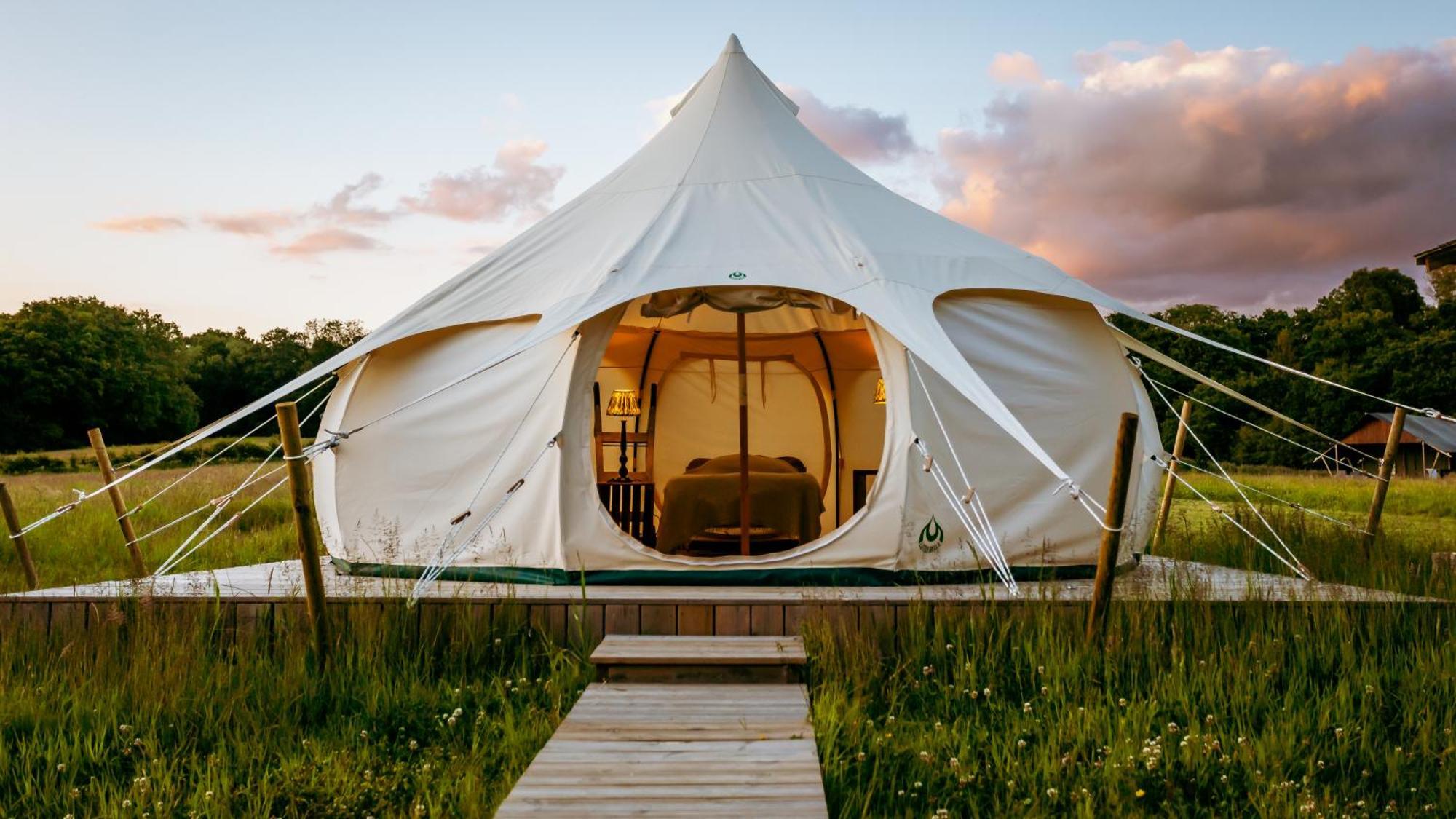 Luxury Glamping Retreat In Battle Villa Exterior foto