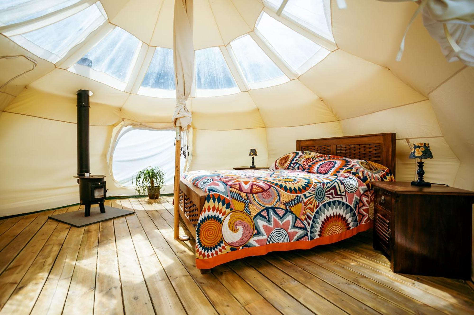 Luxury Glamping Retreat In Battle Villa Exterior foto