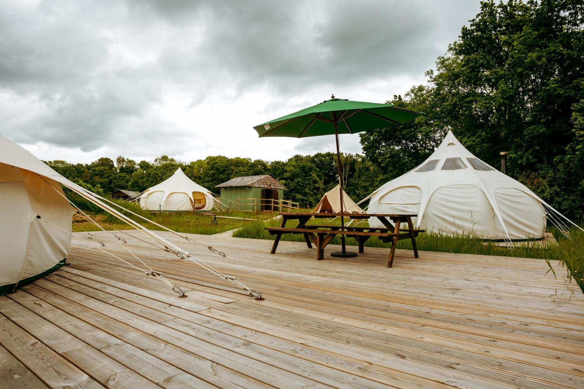 Luxury Glamping Retreat In Battle Villa Exterior foto