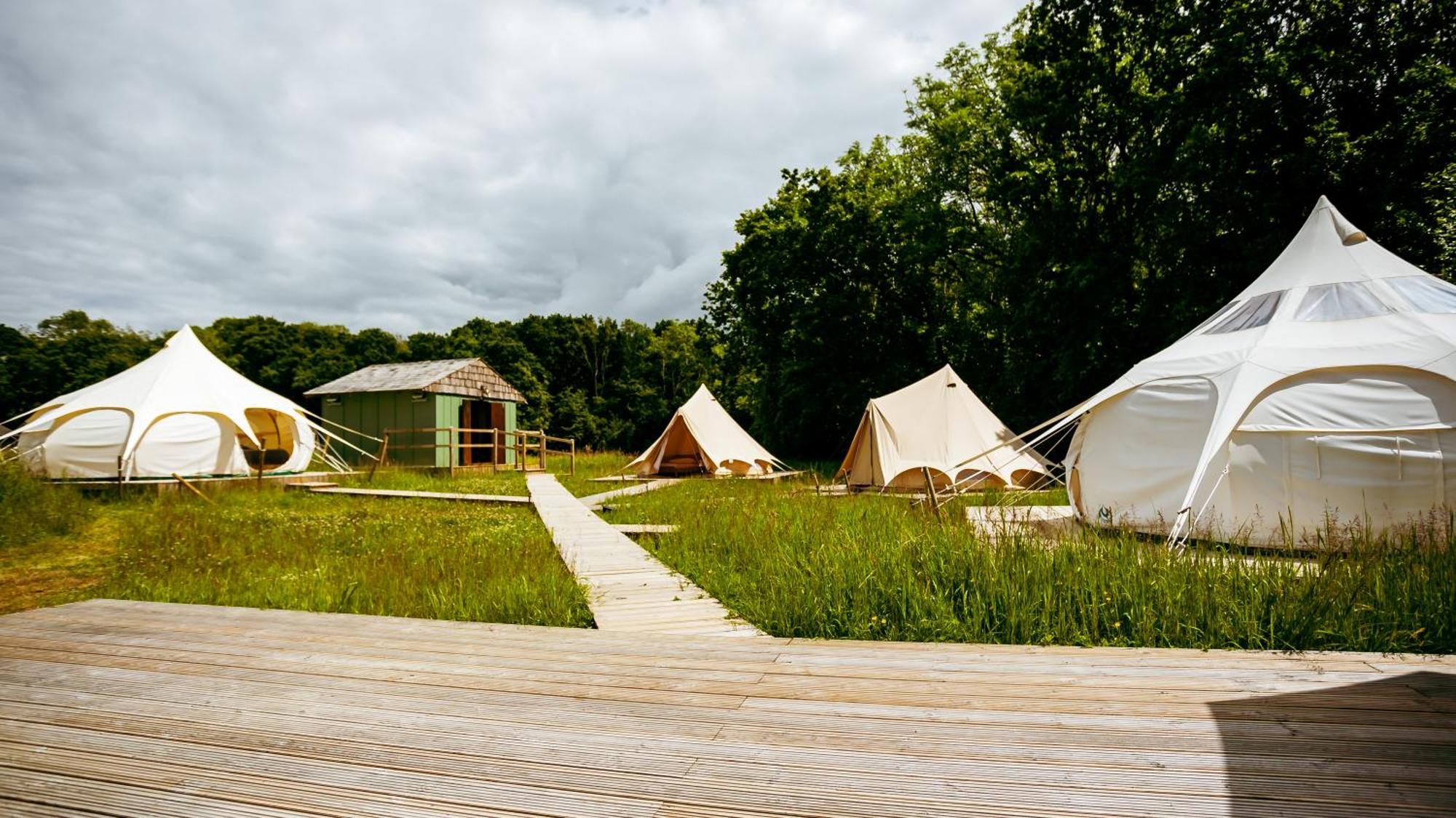 Luxury Glamping Retreat In Battle Villa Exterior foto