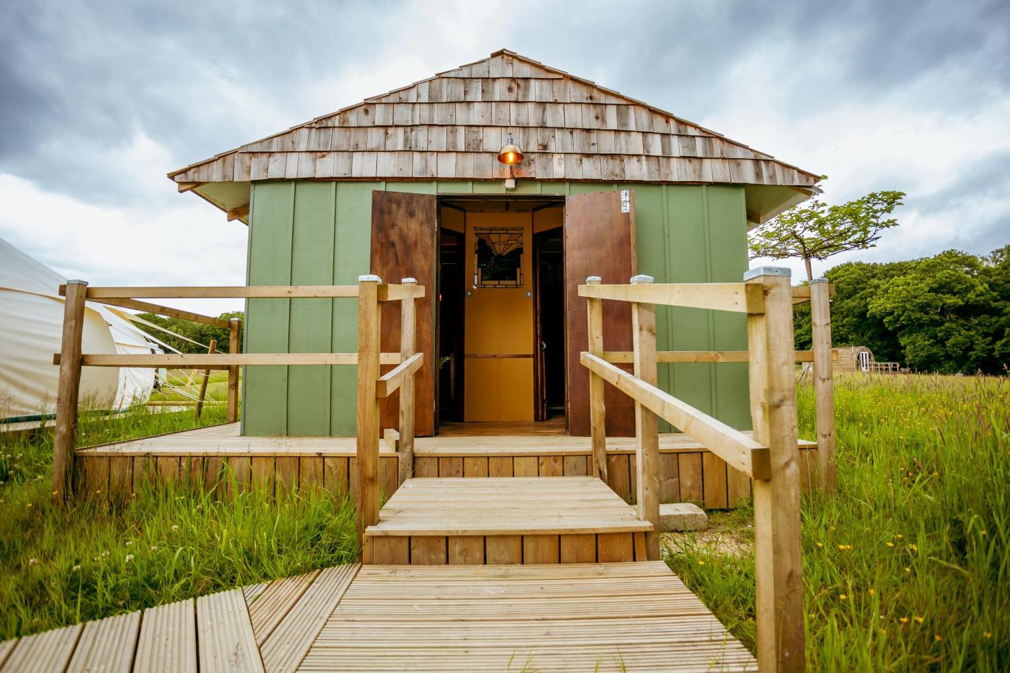 Luxury Glamping Retreat In Battle Villa Exterior foto